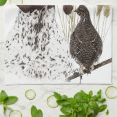 Deutsche Kurzzeiger (APS) Postkartenkaffee Geschirrtuch (Gefaltet)