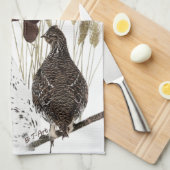 Deutsche Kurzzeiger (APS) Postkartenkaffee Geschirrtuch (Viertel Falte)