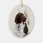 Deutsche Kurzzeiger (APS) Postkartenkaffee Keramik Ornament (Rechts)