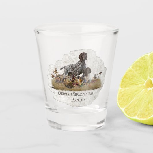 Deutsche Kurzzeiger (APS) Schnapsglas (Vorderseite)