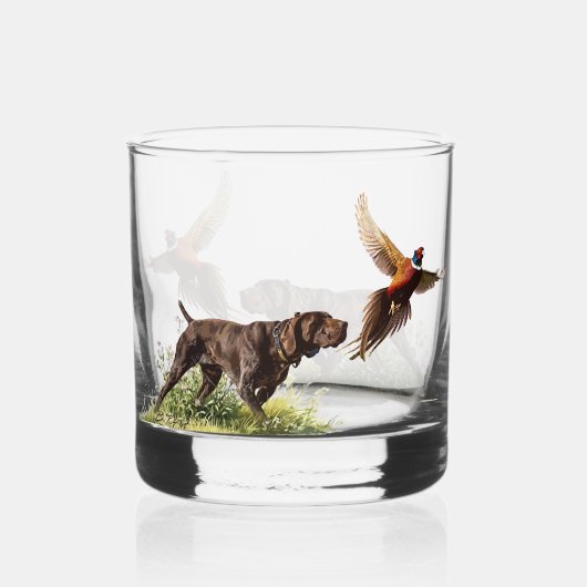 Deutsche Kurzzeiger (APS) Whiskyglas (Rückseite)