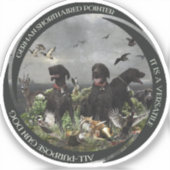 Deutsche Kurzzeiger Aufkleber (Vorderseite)