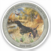 Deutsche Kurzzeiger Aufkleber (Vorderseite)