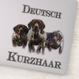 Deutsche Kurzzeiger Aufkleber