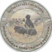 Deutsche Kurzzeiger Aufkleber (Vorderseite)