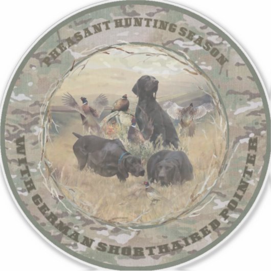 Deutsche Kurzzeiger Aufkleber (Vorderseite)