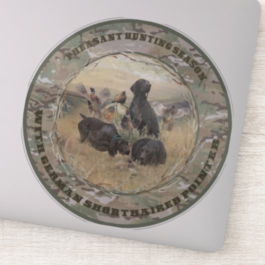 Deutsche Kurzzeiger Aufkleber (Detail)