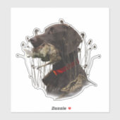 Deutsche Kurzzeiger Aufkleber (Blatt)