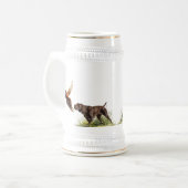 Deutsche Kurzzeiger Bierglas (Vorderseite Links)