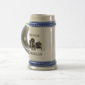 Deutsche Kurzzeiger Bierglas (Vorderseite Links)