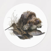 Deutsche Kurzzeiger Etiketten (Design 2)