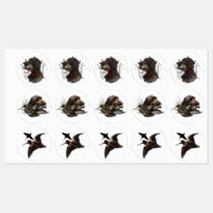 Deutsche Kurzzeiger Etiketten