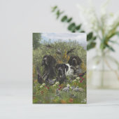 Deutsche Kurzzeiger Feiertagspostkarte (Stehend Vorderseite)