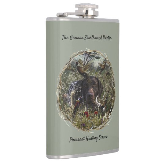 Deutsche Kurzzeiger Flachmann (Rechts)