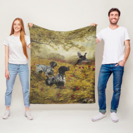 Deutsche Kurzzeiger Fleecedecke