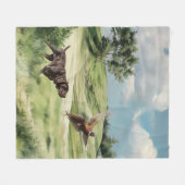 Deutsche Kurzzeiger Fleecedecke (Vorderseite (Horizontal))