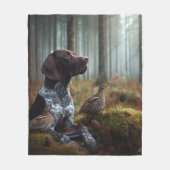 Deutsche Kurzzeiger Fleecedecke (Vorderseite)