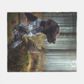 Deutsche Kurzzeiger Fleecedecke (Vorderseite (Horizontal))