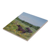 Deutsche Kurzzeiger Fliese (Seite)