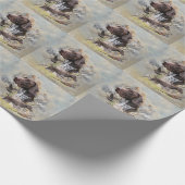 Deutsche Kurzzeiger Geschenkpapier (Ecke)