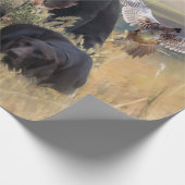 Deutsche Kurzzeiger Geschenkpapier (Ecke)