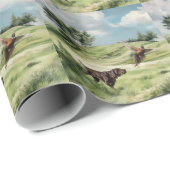 Deutsche Kurzzeiger Geschenkpapier (Rolleneckpunkt)