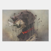 Deutsche Kurzzeiger Geschenkpapier Set (Vorderseite 2)