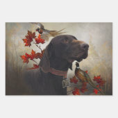 Deutsche Kurzzeiger Geschenkpapier Set (Vorderseite 3)