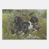 Deutsche Kurzzeiger Geschenkpapier Set (Vorderseite 2)