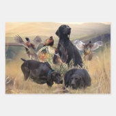 Deutsche Kurzzeiger Geschenkpapier Set (Vorderseite)