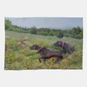 Deutsche Kurzzeiger Geschirrtuch (Horizontal)