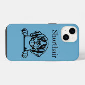 Deutsche Kurzzeiger iPhone Hülle (Rückseite (Horizontal))