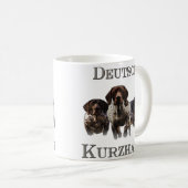 Deutsche Kurzzeiger Kaffeetasse (VorderseiteRechts)