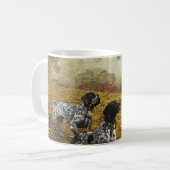 Deutsche Kurzzeiger Kaffeetasse (Vorderseite Links)