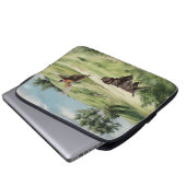 Deutsche Kurzzeiger Laptopschutzhülle (Vorne Knopf)