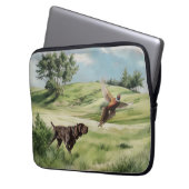 Deutsche Kurzzeiger Laptopschutzhülle (Vorderseite Links)