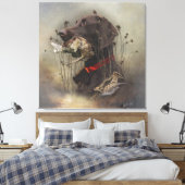 Deutsche Kurzzeiger Leinwanddruck (Insitu (Schlafzimmer))