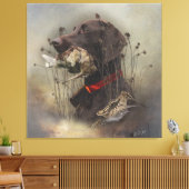 Deutsche Kurzzeiger Leinwanddruck (Insitu (Wohnzimmer))