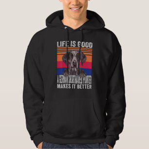 Deutsche Kurzzeiger machen Ihr Leben gut V Hoodie