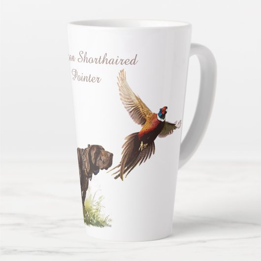 Deutsche Kurzzeiger Milchtasse (Rechte Ecke)