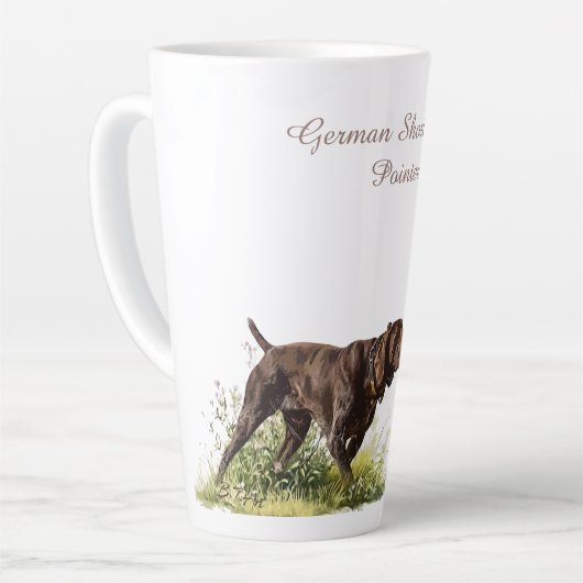 Deutsche Kurzzeiger Milchtasse (Linke Ecke)