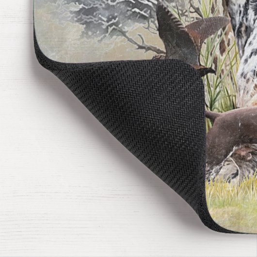 Deutsche Kurzzeiger Mousepad (Ecke)