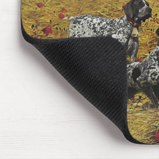 Deutsche Kurzzeiger Mousepad (Ecke)