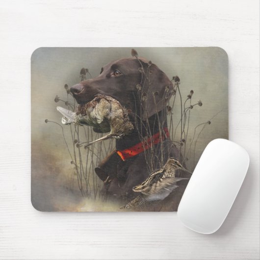 Deutsche Kurzzeiger Mousepad (Mit Mouse)