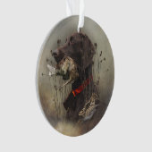 Deutsche Kurzzeiger Ornament (Vorderseite)