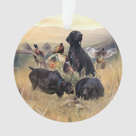 Deutsche Kurzzeiger Ornament (Vorderseite)