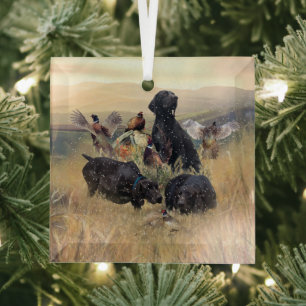 Deutsche Kurzzeiger Ornament Aus Glas