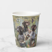 Deutsche Kurzzeiger Pappbecher (Rückseite)