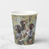 Deutsche Kurzzeiger Pappbecher (Vorderseite)