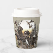 Deutsche Kurzzeiger Pappbecher (Rückseite)